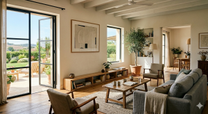 nidad exterior de aerotermia instalada en una vivienda unifamiliar en Cataluña
